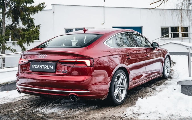 Audi A5 cena 149900 przebieg: 104465, rok produkcji 2019 z Opalenica małe 172